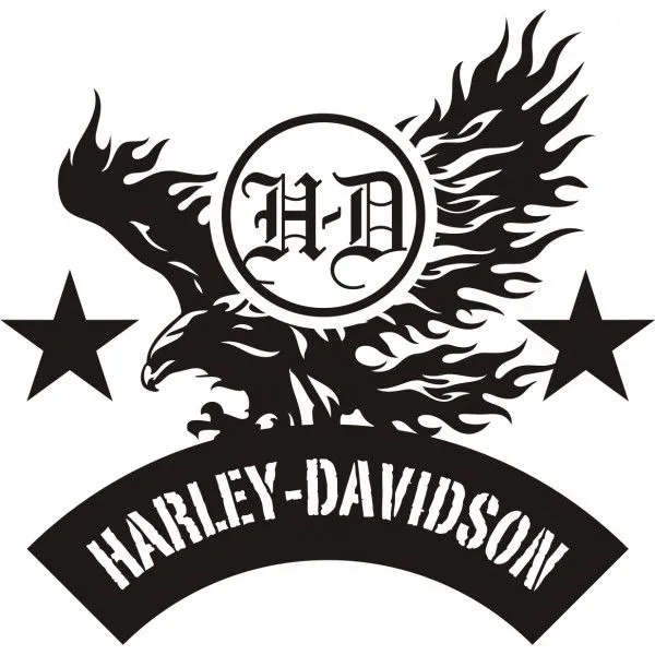 Pegatina logo Harley Aguila 2 - Motocolor - Pintura y pegatinas de ...