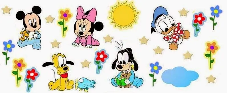 PEGATINAS INFANTILES: PEGATINAS DISNEY BEBÉ