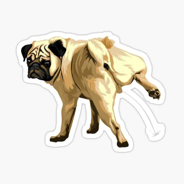 Pegatinas: Perro Orinando | Redbubble