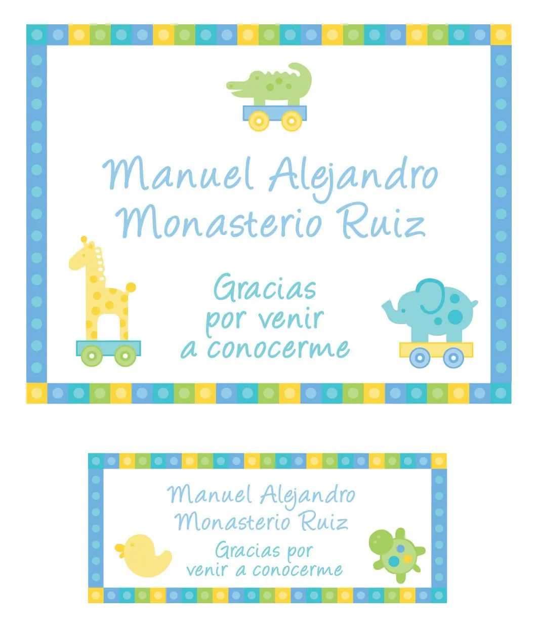 PEGGY RUIZ Graphic Designer: Tarjetas Nacimiento / BIRTH CARDS PEGGY RUIZ Graphic Designer: Tarjetas Nacimiento / BIRTH CARDS