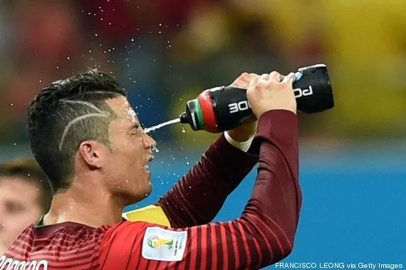 Qué peinadito Cristiano Ronaldo!