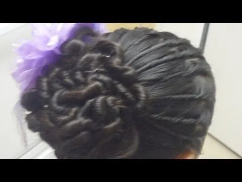 PEINADO 1RA COMUNION - YouTube