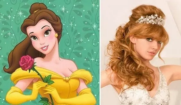 Peinado de bella Disney - Imagui