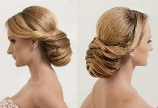 Peinado recogido elegante para fiesta ~ Belleza y Peinados