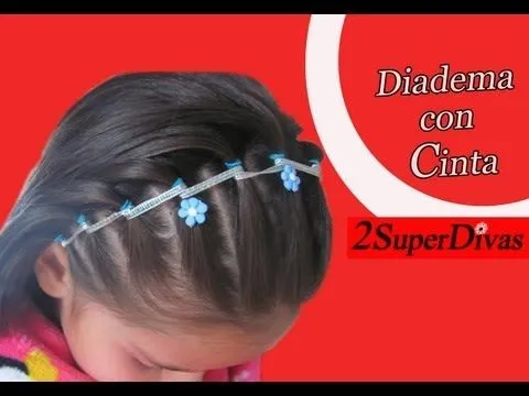 Peinado en Ligas, Cauchos o Cintas para Ocasion especial - Niñas ...