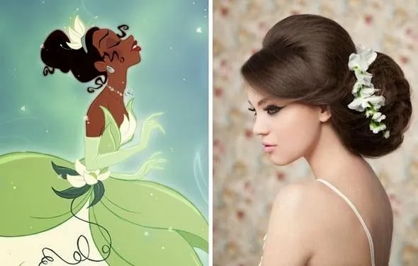 Peinado de la princesa Tiana