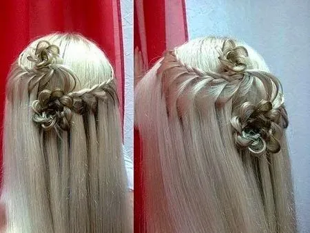 Peinados bonitos con flores paso a paso ~ Belleza y Peinados