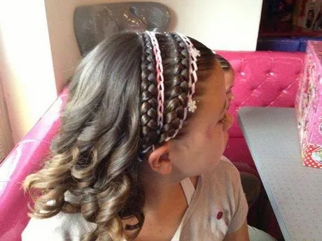 Peinados infantiles para fiestas