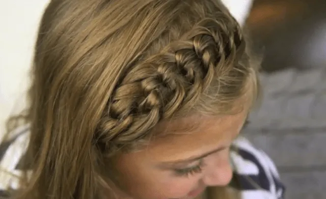 PEINADOS DE DIADEMA DE TRENZA DE NUDOS PARA NIÑAS - PEINADOS PARA ...