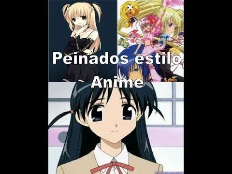 Peinados estilo anime para chicas - YouTube