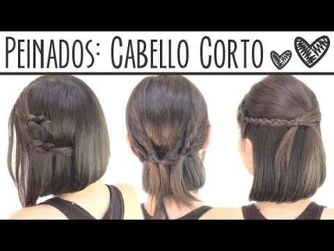 Peinados fáciles para cabello corto | Short hair hairstyles - YouTube Peinados fáciles para cabello corto | Short hair hairstyles - YouTube