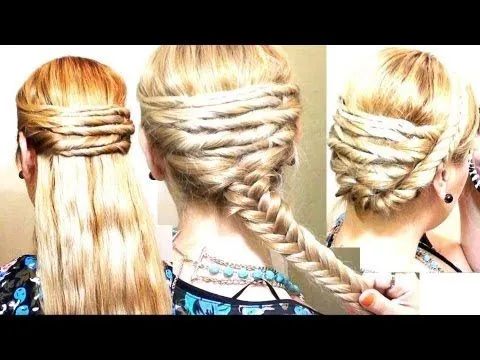 Peinados Fáciles con Cruzados y TrenzaS Espiga Quick and Easy ... Peinados Fáciles con Cruzados y TrenzaS Espiga Quick and Easy ...