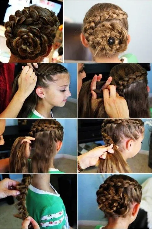 Tutoriales paso a paso de Peinados lindos para tus hijas ...