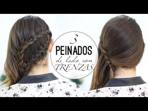 PEINADOS FÁCILES DE LADO CON TRENZAS - YouTube PEINADOS FÁCILES DE LADO CON TRENZAS - YouTube