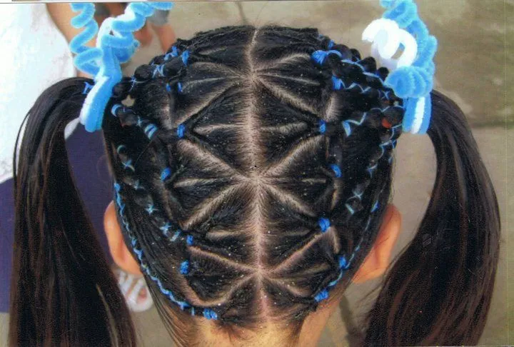 Peinados y mas Peinados: Peinados infantiles con trenzas