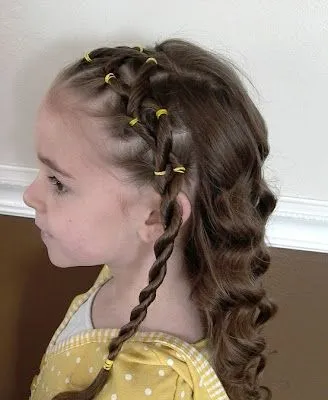 Peinados a la Moda: Elegantes Peinados de fiesta para niñas 2013
