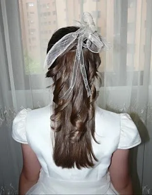 Peinados a la Moda: Peinados de Primera Comunión 2013 Peinados a la Moda: Peinados de Primera Comunión 2013