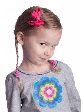 Peinados de moda: Peinados con moños y trenzas para niñas 2012/2013