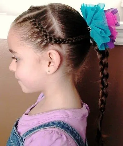Peinados a la Moda: Peinados para niñas con el pelo Lacio 2013/2014 Peinados a la Moda: Peinados para niñas con el pelo Lacio 2013/2014
