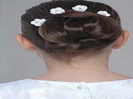 Peinados con moños para niñas - Imagui