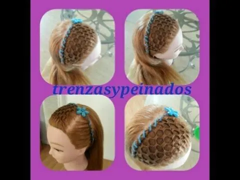 Peinados para niñas. Curso #13 (Tejido la maya o panal de abejas ... Peinados para niñas. Curso #13 (Tejido la maya o panal de abejas ...