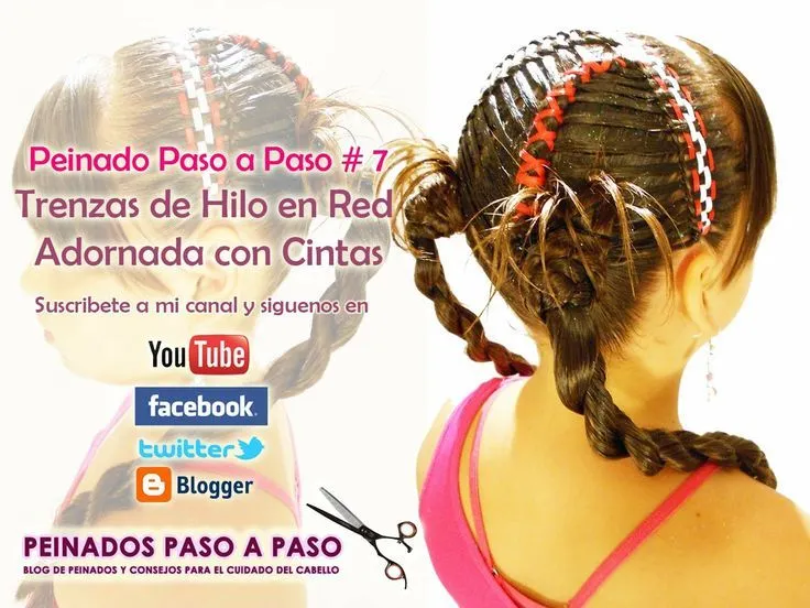 PEINADOS PARA NIÑAS on Pinterest | Little Girl Hair, Ribbon ...