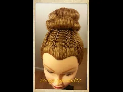 Peinados para niñas Tejido Escalera - Hairstyle for Girls Ladder ...