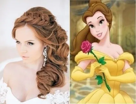 Peinado original de la princesa Bella - Imagui