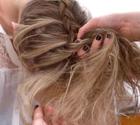Peinados y mas peinados: cómo hacer un moño trenzado paso a paso ...