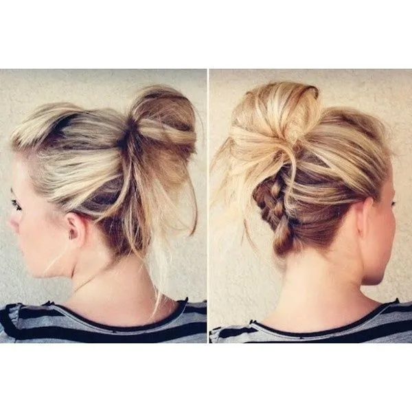 Peinados para la playa: recogidos con trenzas - Cocktail de mariposas Peinados para la playa: recogidos con trenzas - Cocktail de mariposas