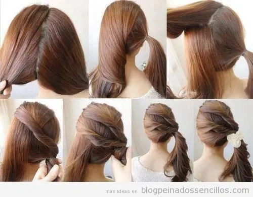 peinados-sencillos-paso-a-paso-coleta-lado-fiestas-boda | peinados ... peinados-sencillos-paso-a-paso-coleta-lado-fiestas-boda | peinados ...