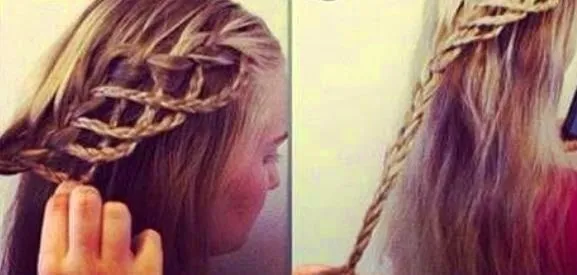 Peinados con Trenzas bonitas paso a paso ~ Manoslindas.com