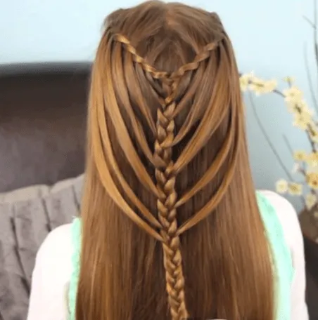 PEINADOS CON TRENZAS EN CASCADA PARA NIÑAS - PEINADOS PARA NIÑAS ...