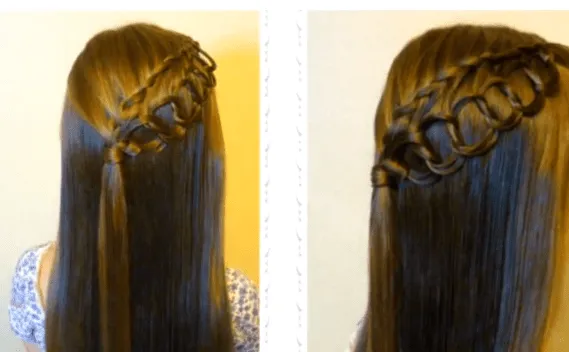 PEINADOS DE TRENZAS CASCADA CON NUDOS TEJIDOS PARA NIÑAS ... PEINADOS DE TRENZAS CASCADA CON NUDOS TEJIDOS PARA NIÑAS ...