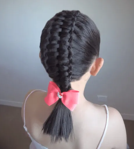 PEINADOS CON TRENZAS DOBLES PARA NIÑAS - TRENZA PASACINTA DOBLE ...