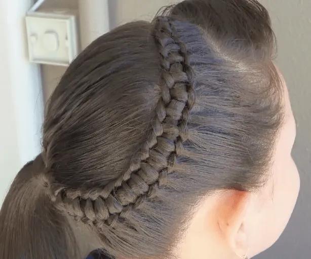 PEINADOS CON TRENZAS PARA NIÑAS - TRENZA PASACINTA - PEINADOS PARA ...