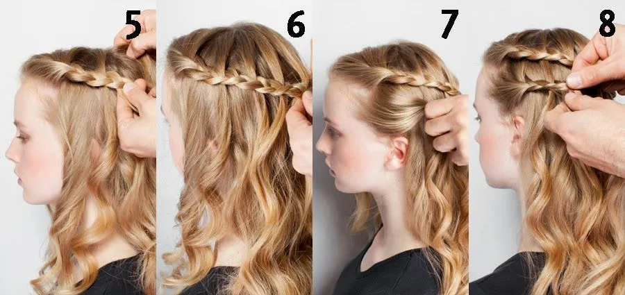 como hacer peinados con trenzas paso a paso | Elainacortez