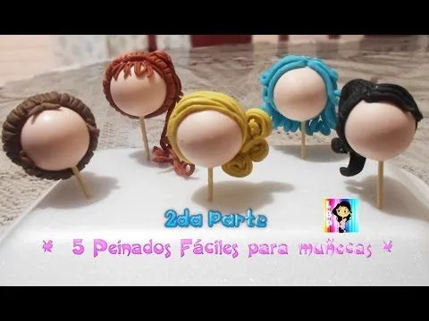 Como peinar muñecas de porcelana fria 2da parte - Hairstyles dolls ...