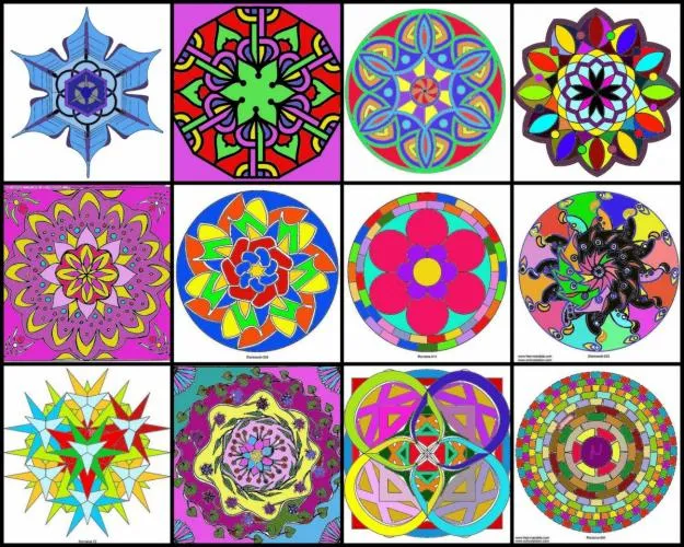 Pekeñucos: Mandalas para niños