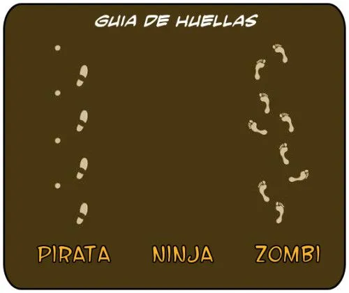 Pelandobananas - Chistes, gifs, memes y paridas.,, Guía de huellas