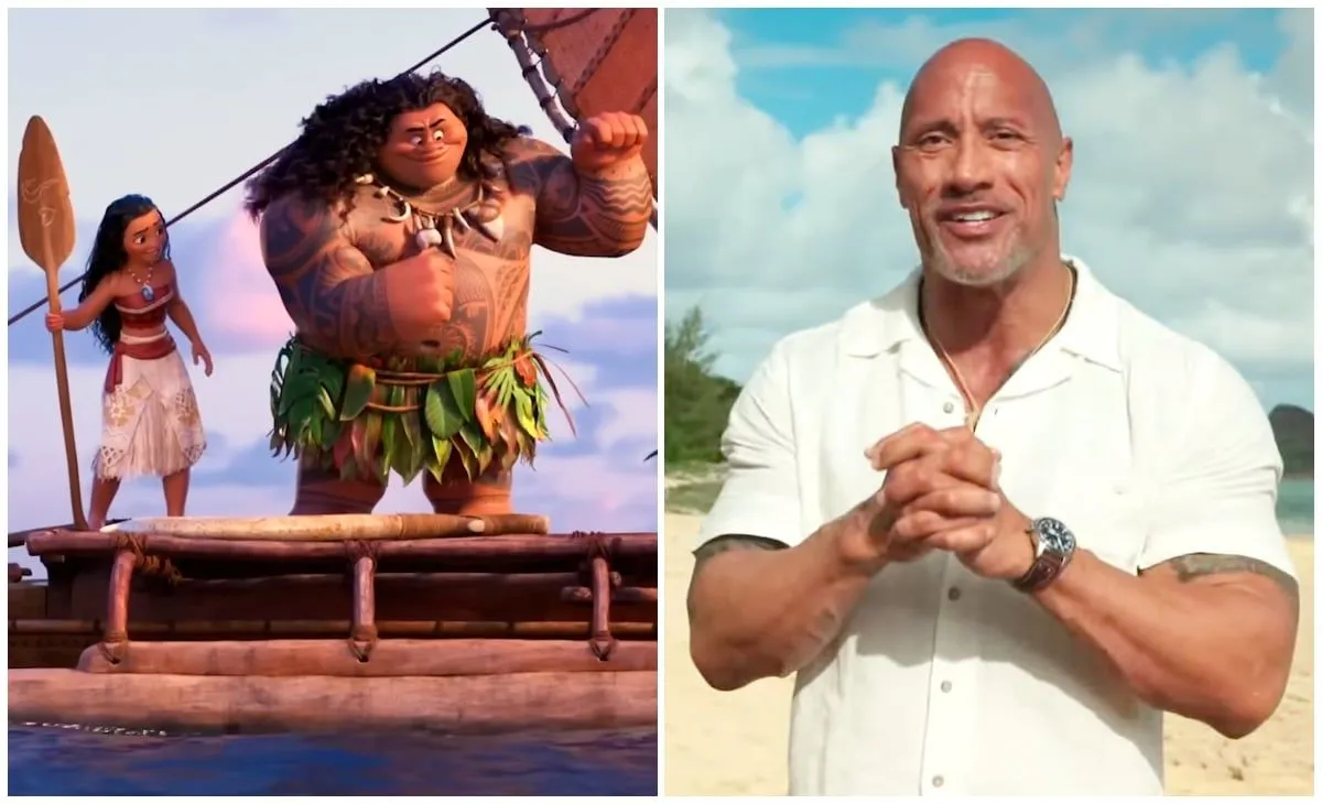 Nueva película de Moana con actores reales!:'La Roca' interpretará el papel  de Maui