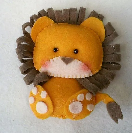 broche-peluche-leon-infantil- ...
