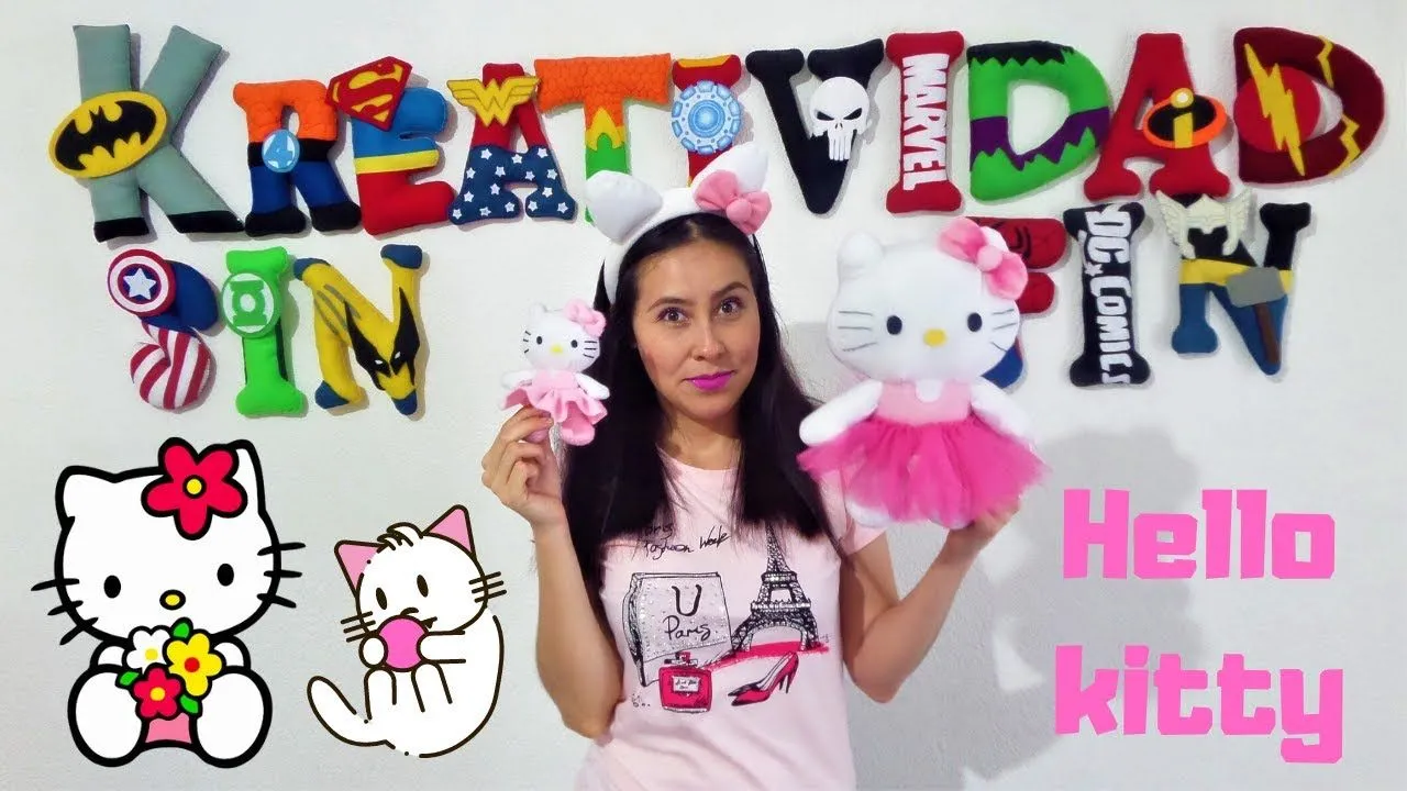 Como hacer un peluche de Hello Kitty fácil y sencillo...!!! (Video 24) - YouTube Como hacer un peluche de Hello Kitty fácil y sencillo...!!! (Video 24) - YouTube