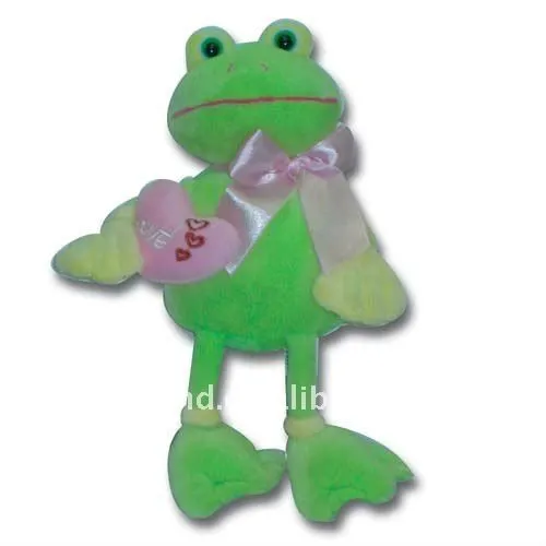 De peluche de largas patas de san valentín de la rana-Animales de ... De peluche de largas patas de san valentín de la rana-Animales de ...