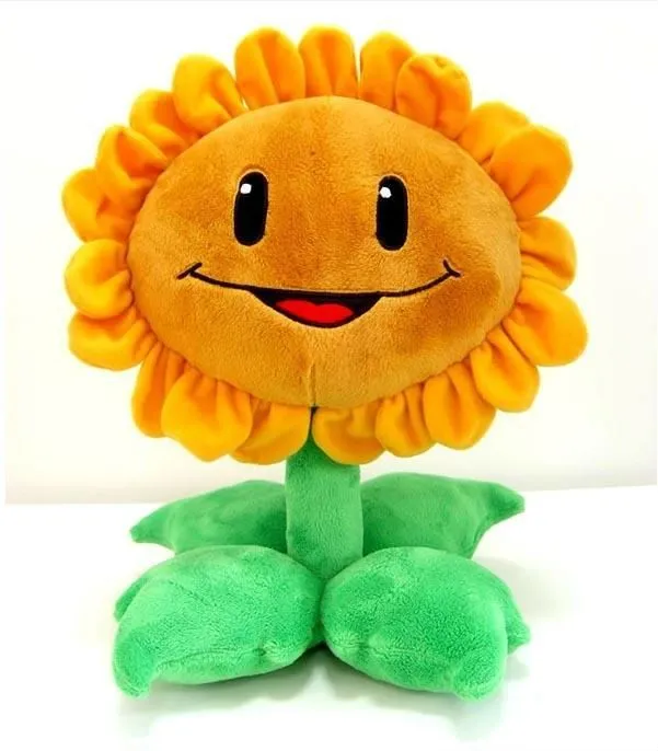 Peluche - Plantas Vs. Zombis "Girasol" 18cm. | RaccoonGames.es