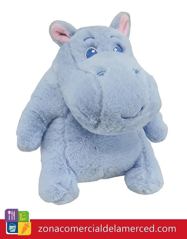 Peluche Suave y Esponjoso de Hipopótamo Suave - Zona Comercial De La Merced Peluche Suave y Esponjoso de Hipopótamo Suave - Zona Comercial De La Merced