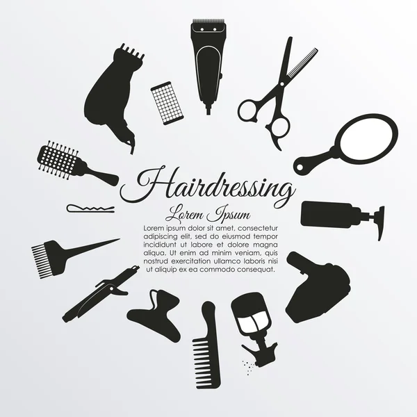 Peluquería — Vector stock © djv #61984517