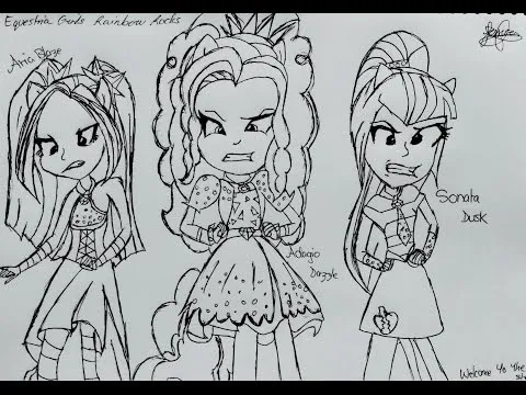 PEN CHALLENGE #5 The Dazzlings~ Equestria Girls MLP ★YITSU.MELODY ... PEN CHALLENGE #5 The Dazzlings~ Equestria Girls MLP ★YITSU.MELODY ...