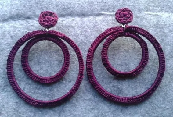 Pendientes de flamenca a ganchillo | -Earrings- | Pinterest Pendientes de flamenca a ganchillo | -Earrings- | Pinterest