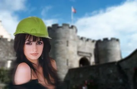 Penélope Cruz está construyendo un castillo Penélope Cruz está construyendo un castillo